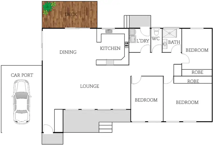 Floorplan of Homely house listing, 16 Burdekin Street, Duffy ACT 2611