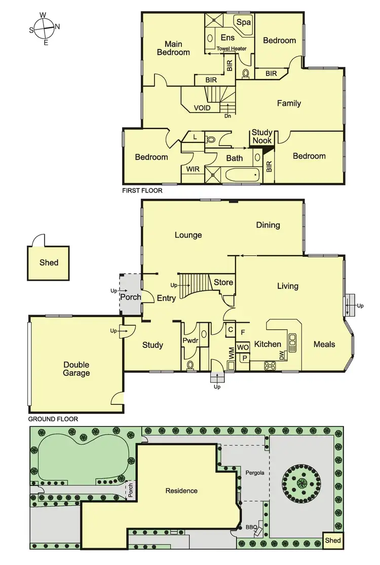 Floorplan of Homely house listing, 47 Burrindi Road, Caulfield South VIC 3162