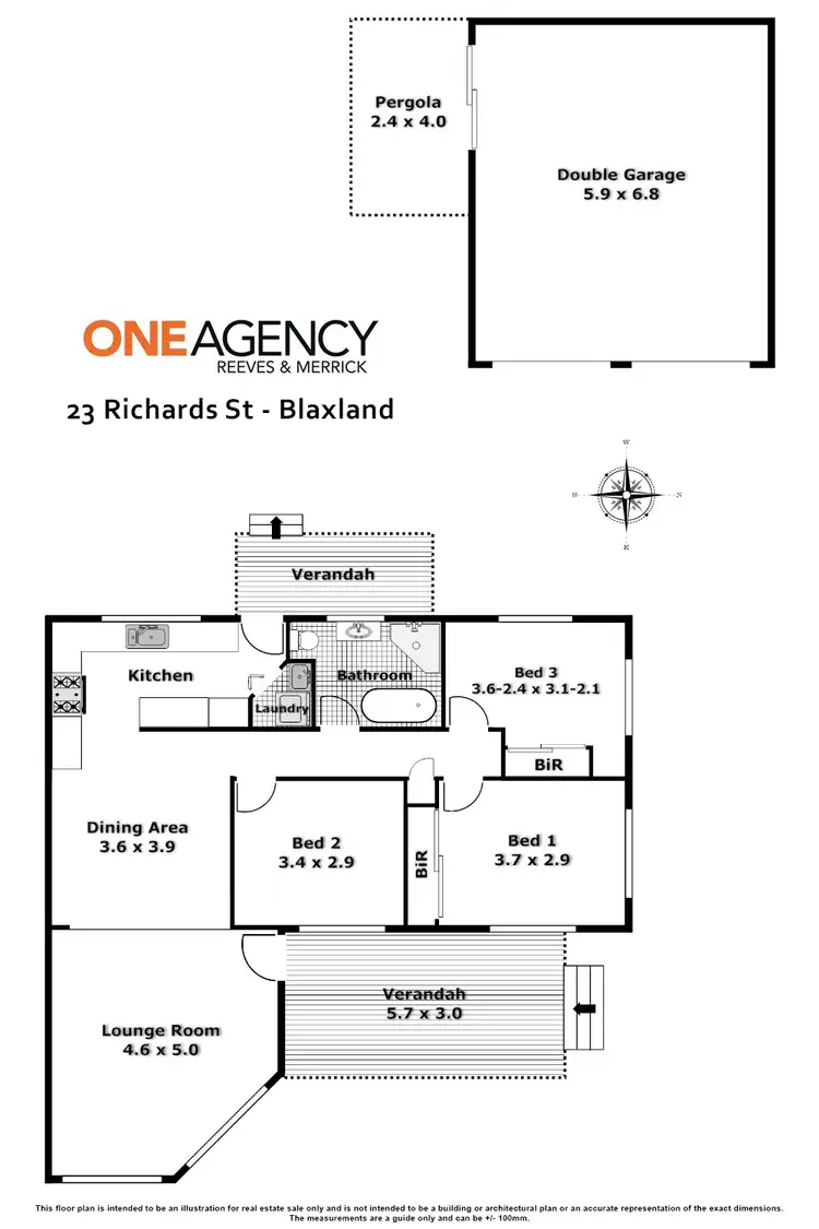 Floorplan of Homely house listing, 23 Richards Street, Blaxland NSW 2774