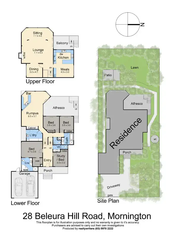 Floorplan of Homely house listing, 28 Beleura Hill Road, Mornington VIC 3931