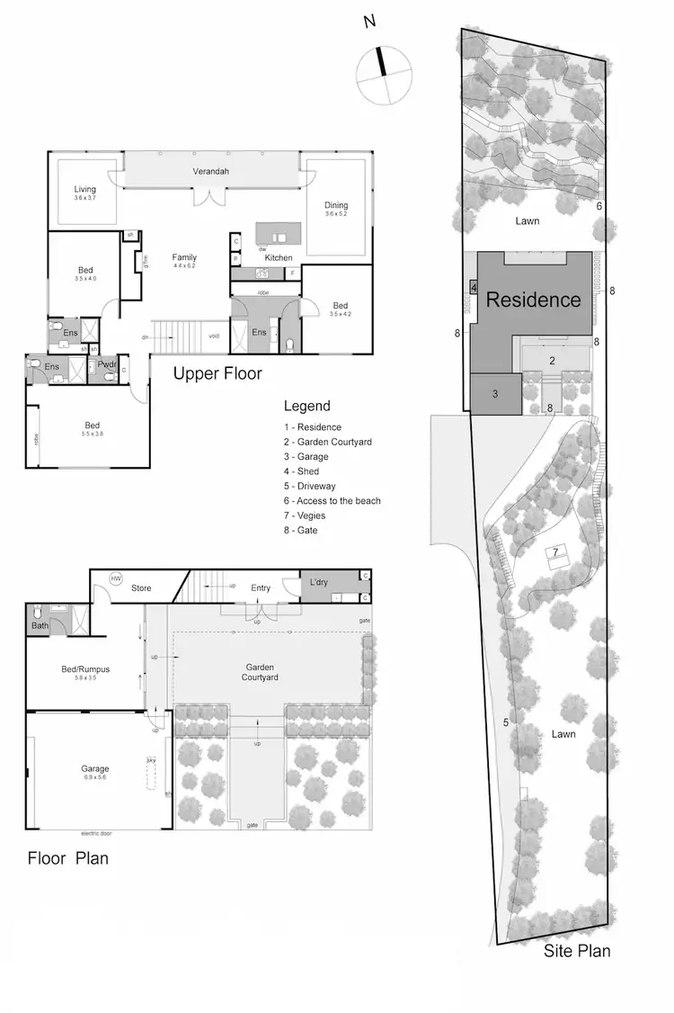 Floorplan of Homely house listing, 3840 Point Nepean Road, Portsea VIC 3944