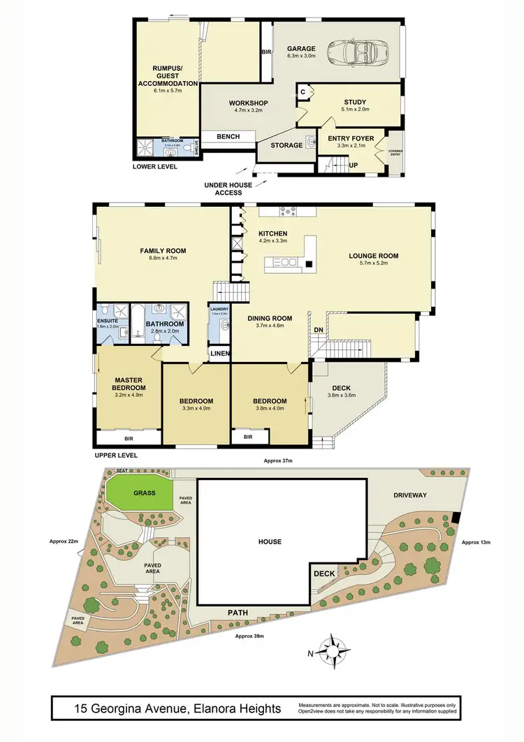 Floorplan of Homely house listing, 15 Georgina Avenue, Elanora Heights NSW 2101