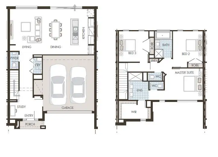 Floorplan of Homely townhouse listing, 18 Etherington Drive, Mernda VIC 3754