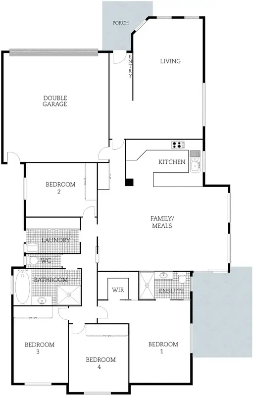 Floorplan of Homely house listing, Address available on request