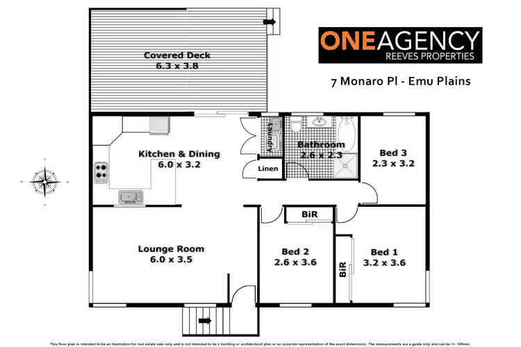 Floorplan of Homely house listing, 7 Monaro Place, Emu Plains NSW 2750