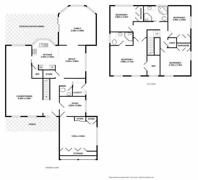 Floorplan of Homely house listing, 3 Harewood Place, Cecil Hills NSW 2171