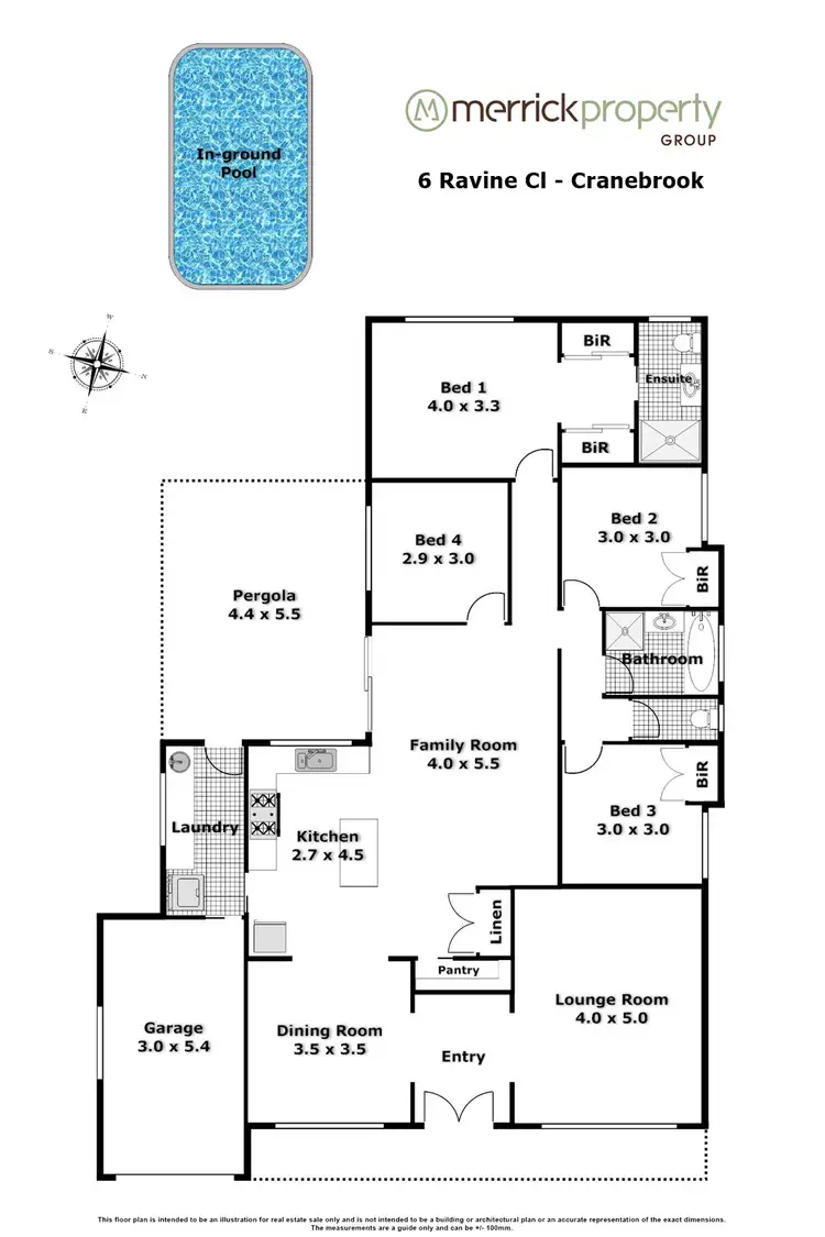 Floorplan of Homely house listing, 6 Ravine Close, Cranebrook NSW 2749