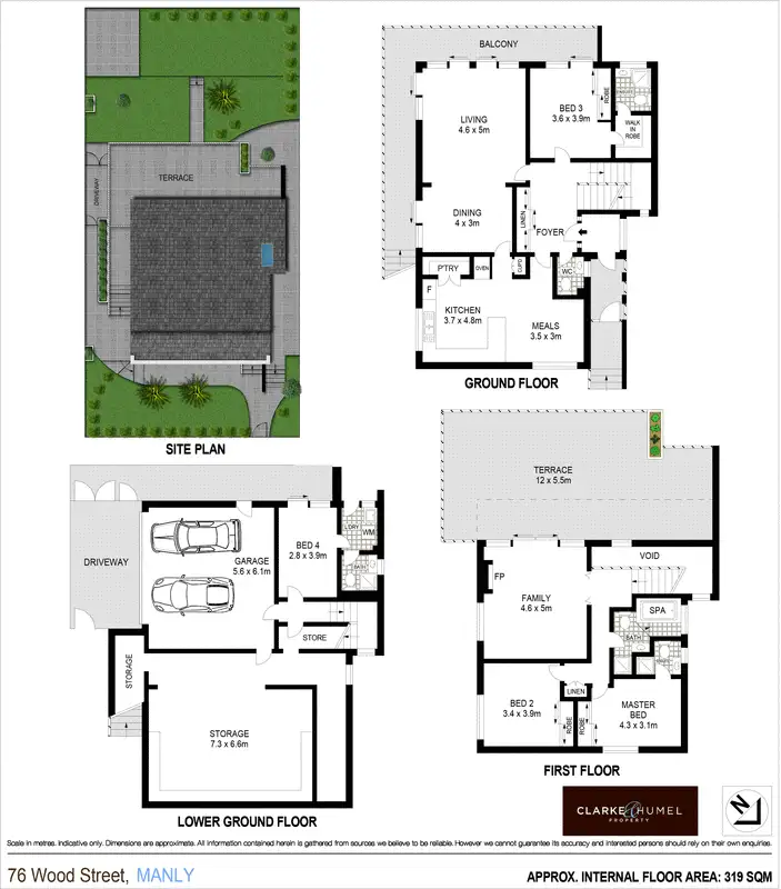 Floorplan of Homely house listing, 76 Wood Street, Manly NSW 2095