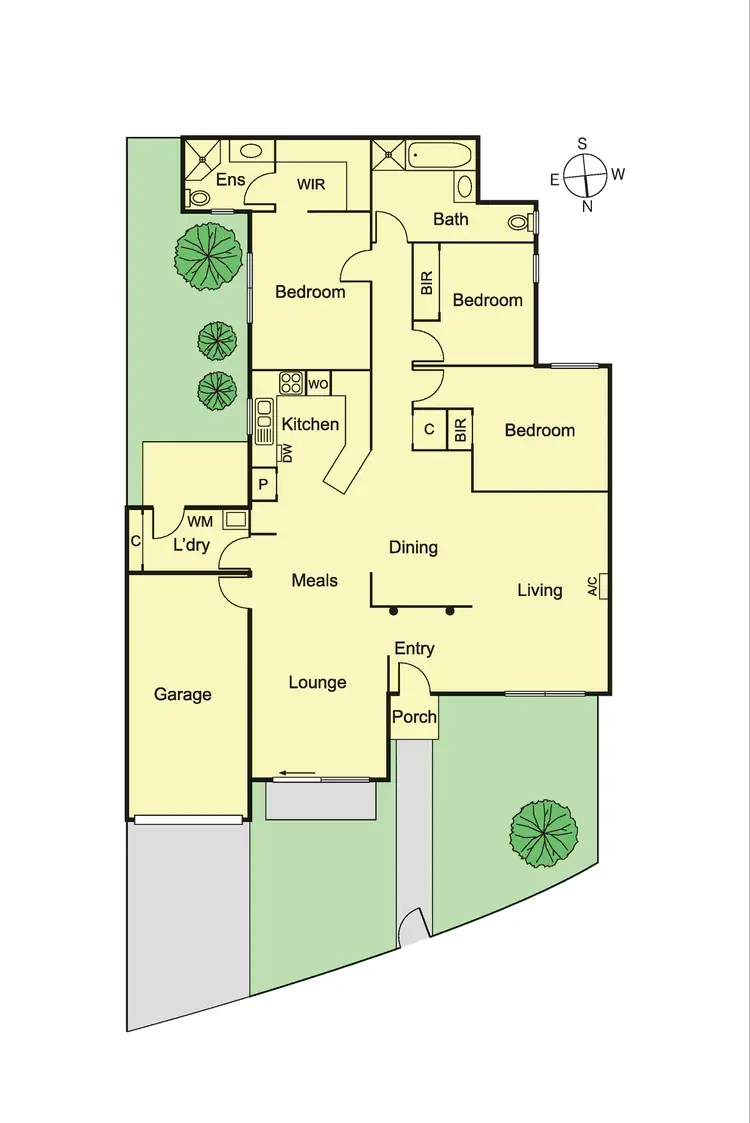 Floorplan of Homely villa listing, 1/38 Briggs Street, Caulfield VIC 3162