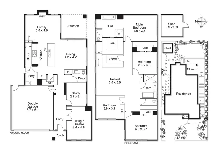 Floorplan of Homely house listing, 9 Walter Withers Court, Diamond Creek VIC 3089
