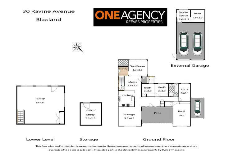 Floorplan of Homely house listing, 30 Ravine Avenue, Blaxland NSW 2774