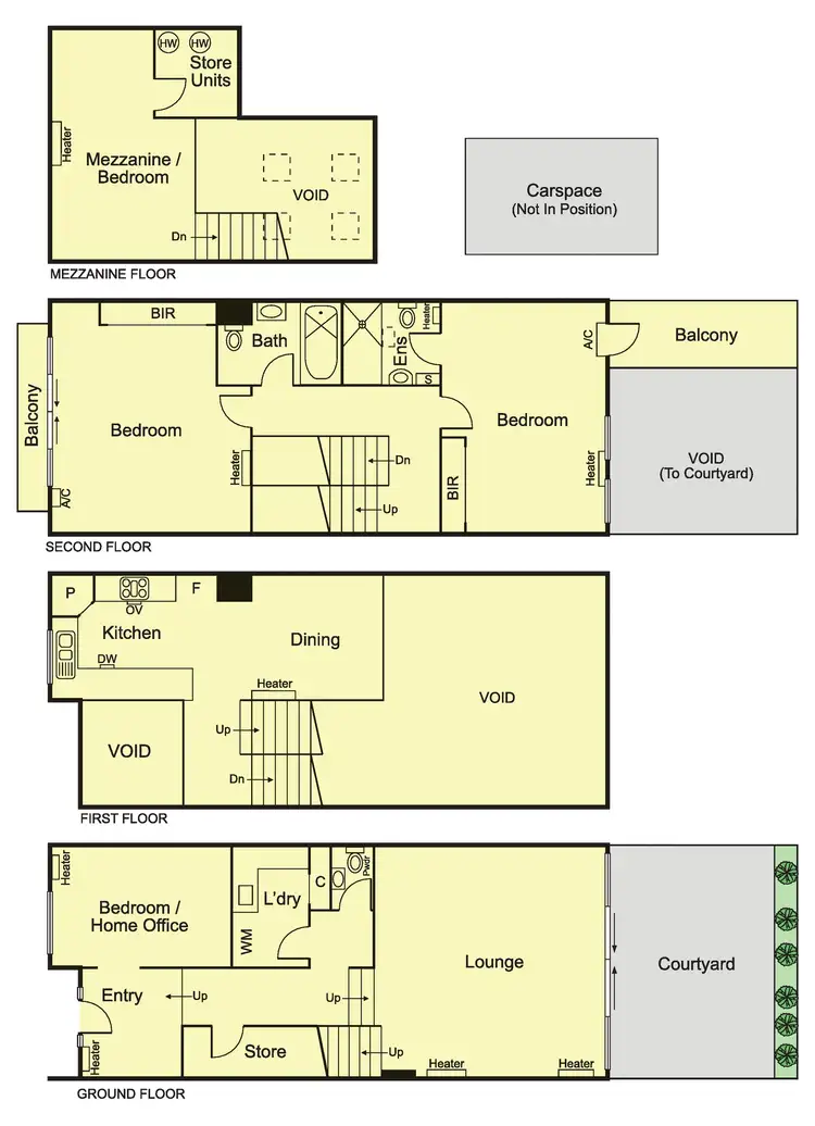 Floorplan of Homely house listing, 4 Anchor Place, Prahran VIC 3181