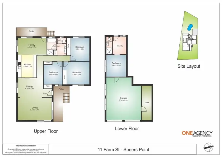 Floorplan of Homely house listing, 11 Farm Street, Speers Point NSW 2284