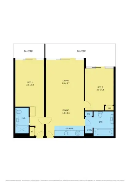 Floorplan of Homely apartment listing, 120-122 100 The Esplanade, Torquay VIC 3228