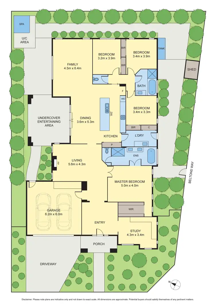 Floorplan of Homely house listing, 13 Collingrove Crescent, Doreen VIC 3754