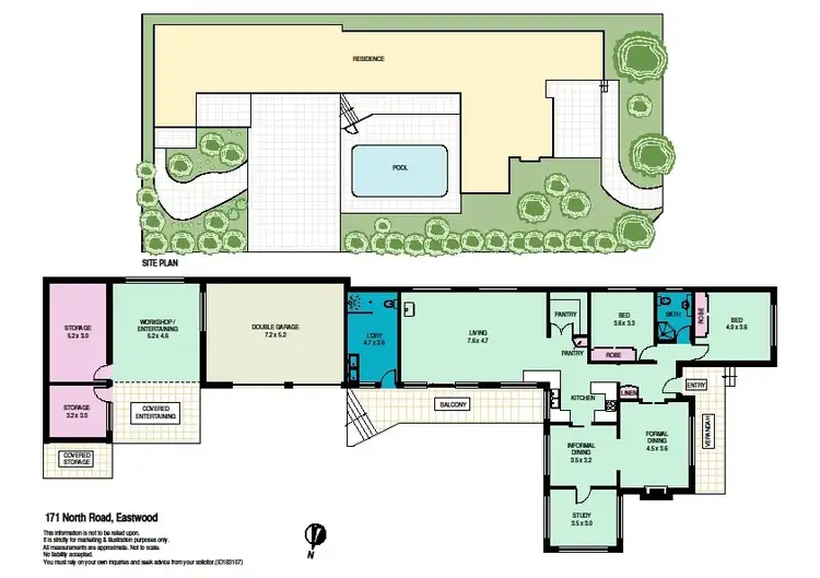 Floorplan of Homely house listing, 171 North Road, Eastwood NSW 2122