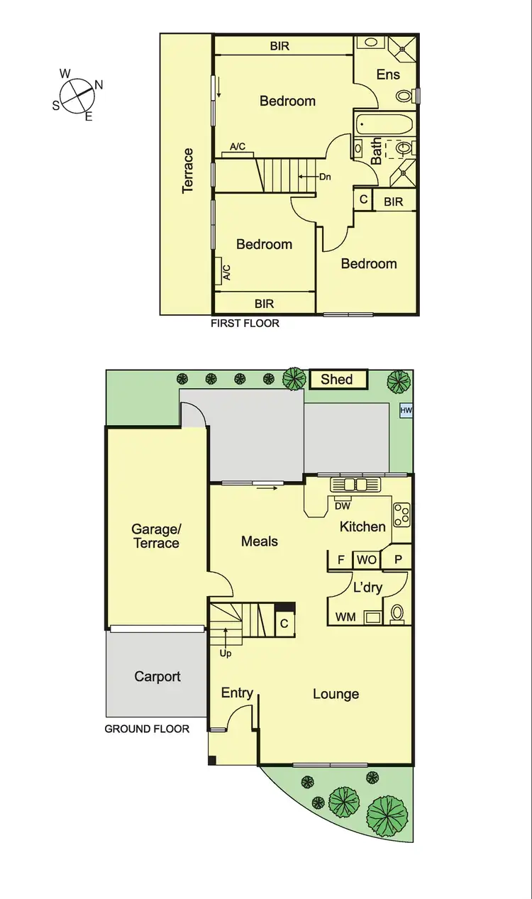 Floorplan of Homely townhouse listing, 5/78 Moonya Road, Carnegie VIC 3163