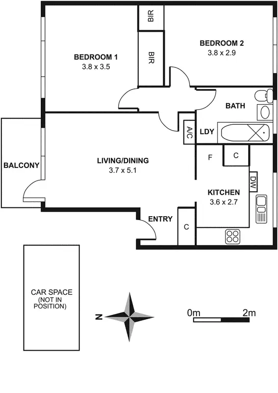 Floorplan of Homely apartment listing, 4/3 Acheron Avenue, Camberwell VIC 3124
