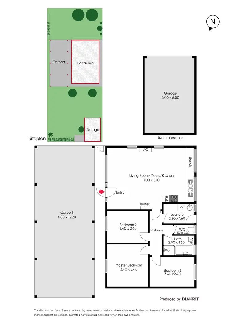 Floorplan of Homely house listing, 336 Eastbourne Road, Rosebud VIC 3939