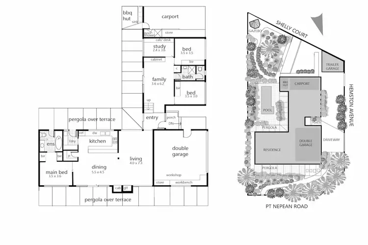Floorplan of Homely house listing, 3597 Point Nepean Road, Portsea VIC 3944