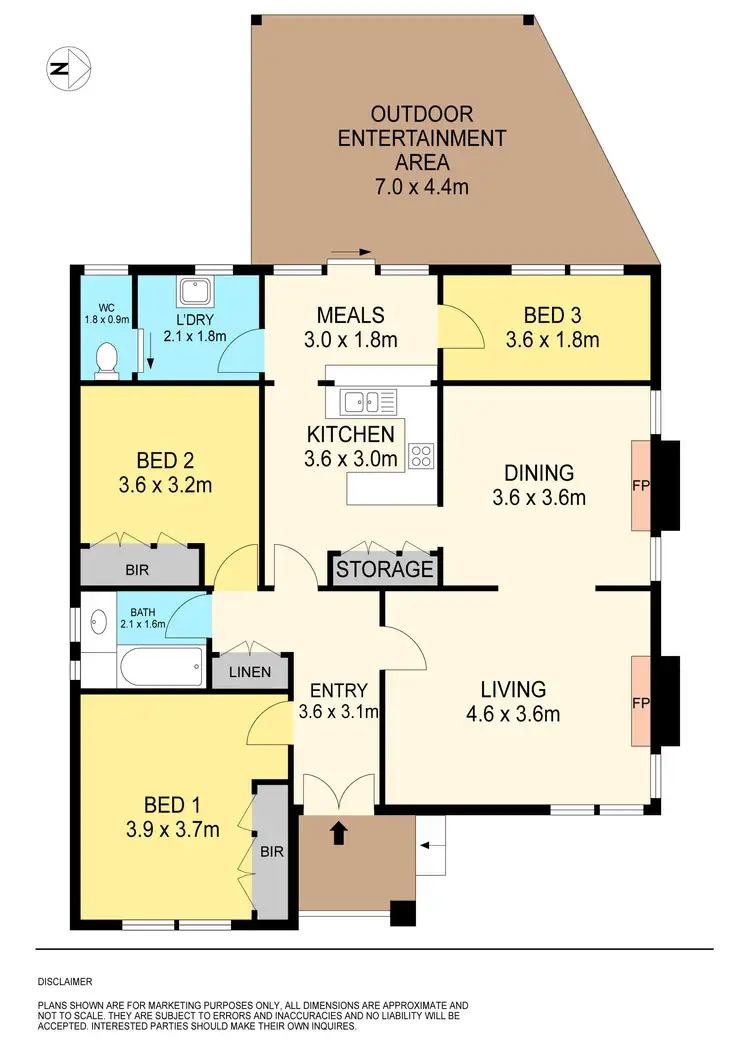 Floorplan of Homely house listing, 405 Nicholson Street, Black Hill VIC 3350