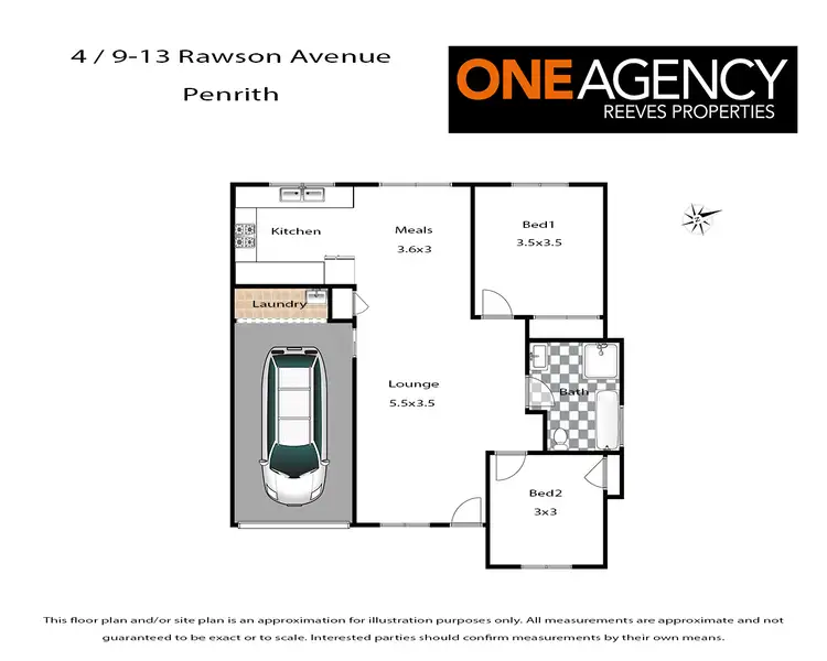 Floorplan of Homely villa listing, 4/9-13 Rawson Avenue, Penrith NSW 2750