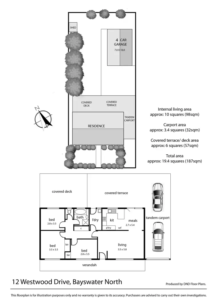 Floorplan of Homely house listing, 12 Westwood Drive, Bayswater North VIC 3153