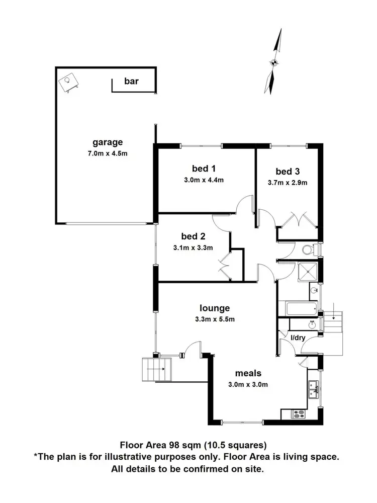 Floorplan of Homely house listing, 3 Patrick Street, Millgrove VIC 3799