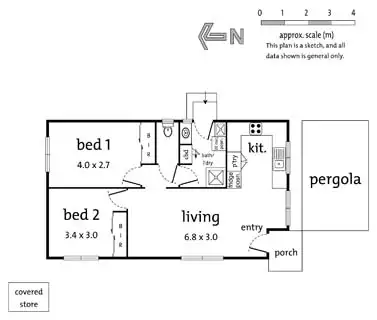 Floorplan of Homely unit listing, 2/111 Dublin Road, Ringwood East VIC 3135