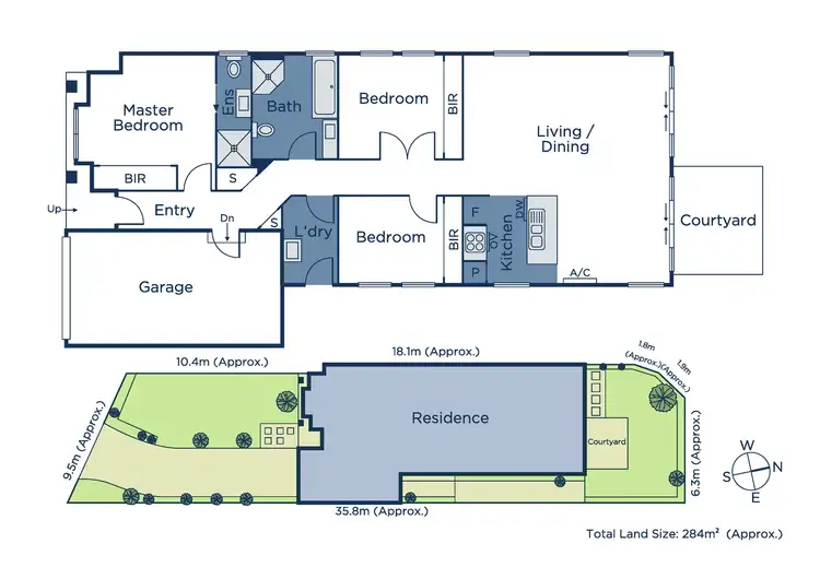 Floorplan of Homely house listing, 4/1805 Dandenong Road, Oakleigh East VIC 3166