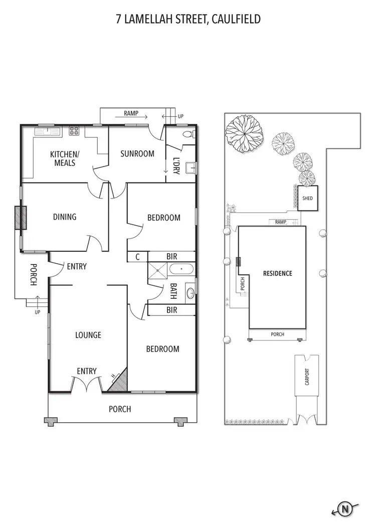 Floorplan of Homely house listing, 7 Lamellah Street, Caulfield VIC 3162