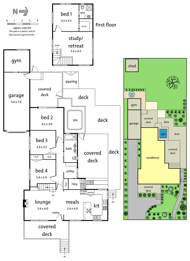 Floorplan of Homely house listing, 4 Amboina Avenue, Mitcham VIC 3132