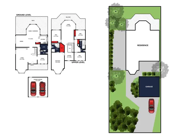 Floorplan of Homely house listing, 5 Edgewater Close, Queenscliff VIC 3225