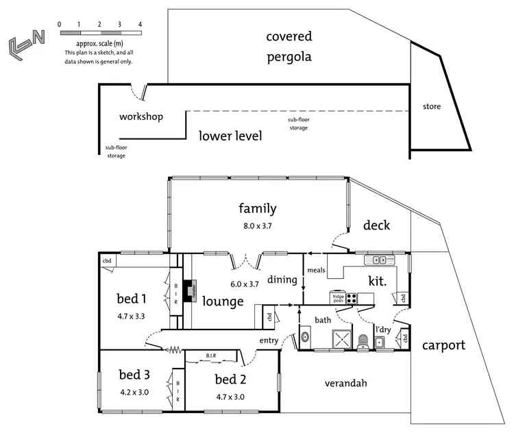 Floorplan of Homely house listing, 4 Mont Court, Heathmont VIC 3135