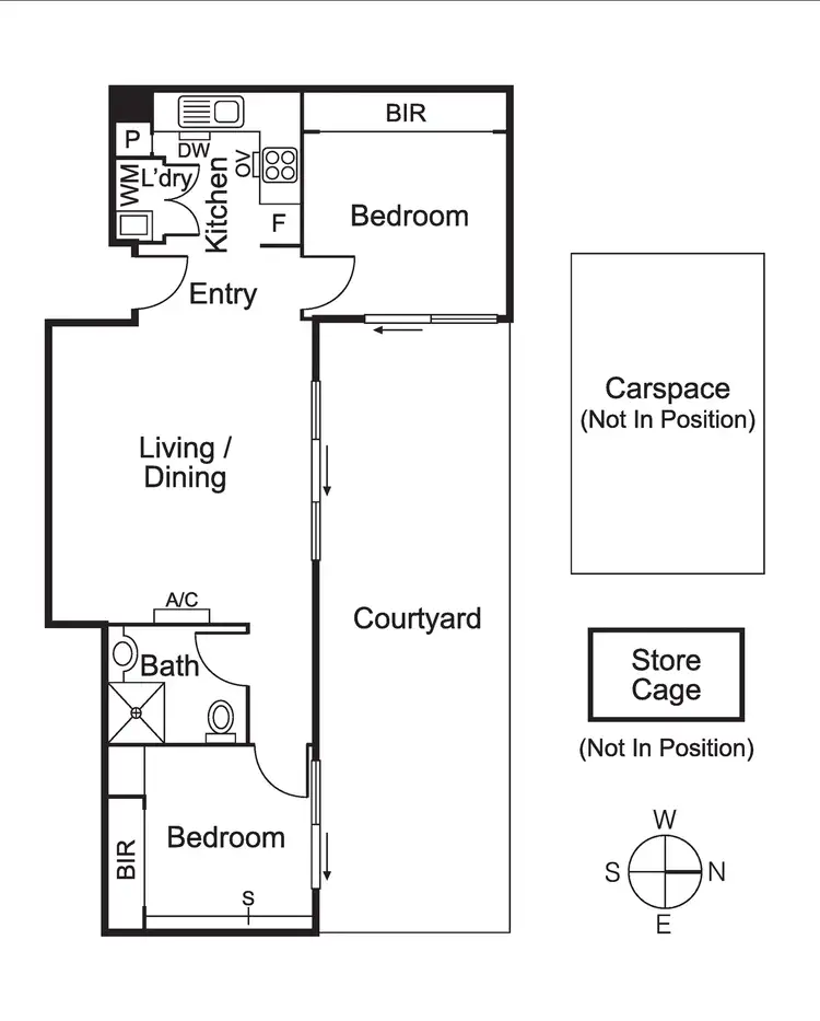 Floorplan of Homely apartment listing, 1/75 Lillimur Road, Ormond VIC 3204