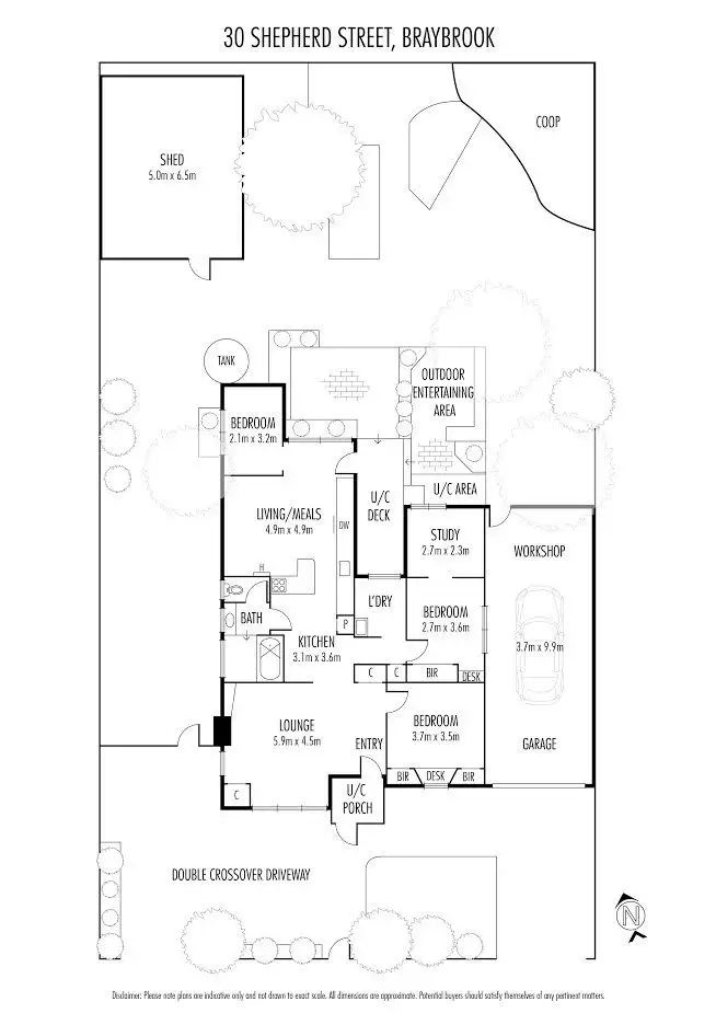 Floorplan of Homely house listing, 30 Shepherd Street, Braybrook VIC 3019