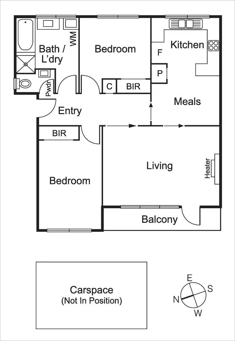 Floorplan of Homely apartment listing, 7/1015 Glen Huntly Road, Caulfield VIC 3162