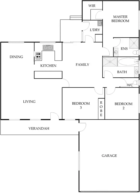 Floorplan of Homely townhouse listing, 20/25 Namadgi Circuit, Palmerston ACT 2913