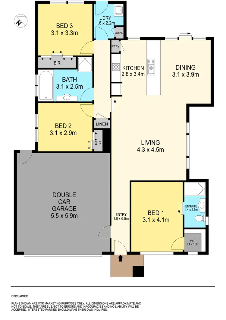 Floorplan of Homely house listing, 95 McNulty Drive, Wendouree VIC 3355
