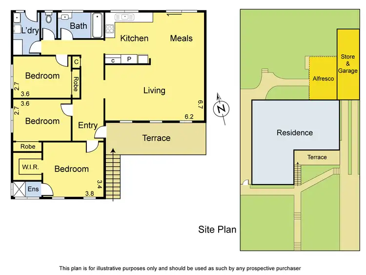 Floorplan of Homely house listing, 3 Booyan Crescent, Greensborough VIC 3088