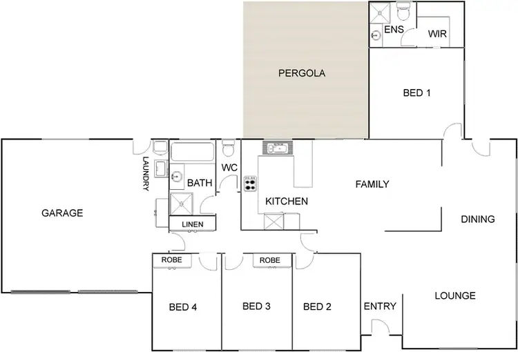 Floorplan of Homely house listing, 68 Marchant Circuit, Dunlop ACT 2615