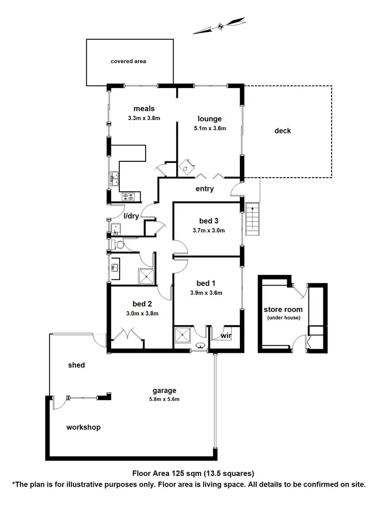 Floorplan of Homely house listing, 43 Leonard Street, Upwey VIC 3158