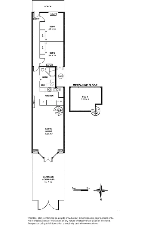 Floorplan of Homely house listing, 78 Yarra Street, Abbotsford VIC 3067