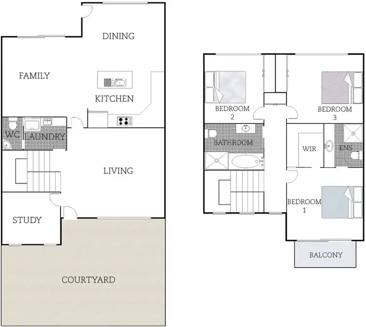 Floorplan of Homely villa listing, 43 Ayrton Street, Gungahlin ACT 2912