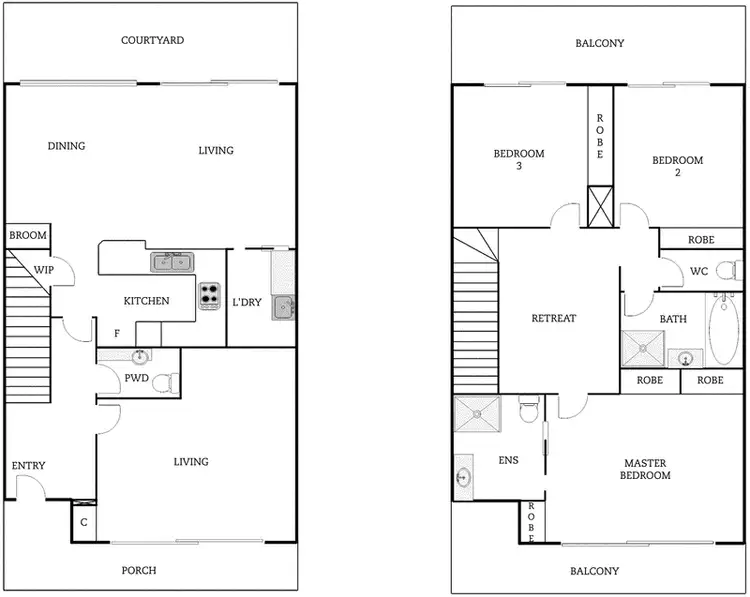 Floorplan of Homely terrace listing, 49 Francis Forde Boulevard, Forde ACT 2914