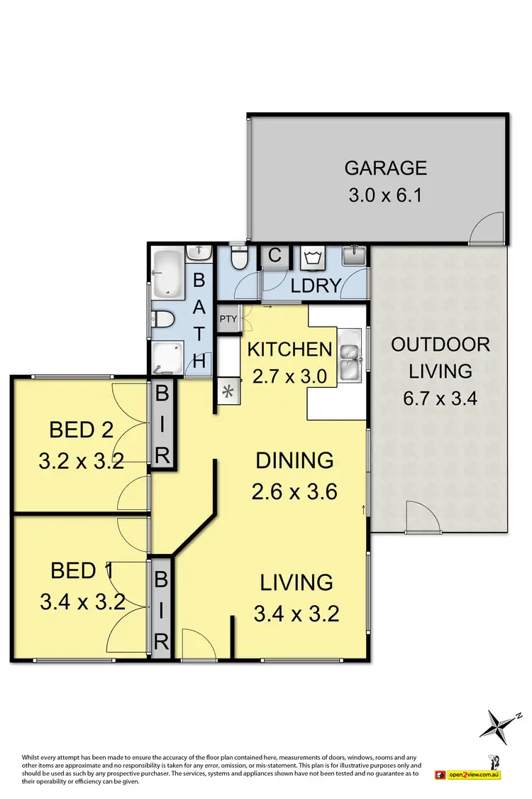 Floorplan of Homely villa listing, 2/135 Kings Road, Kings Park VIC 3021