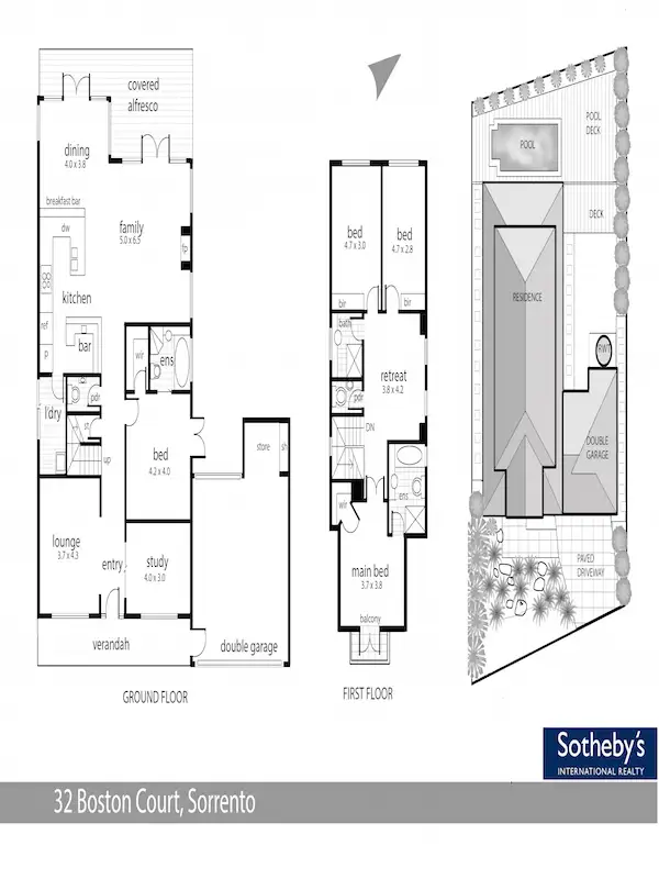 Floorplan of Homely house listing, 32 Boston Court, Sorrento VIC 3943