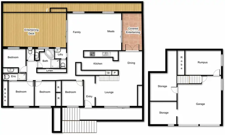 Floorplan of Homely house listing, 198 Namatjira Drive, Chapman ACT 2611