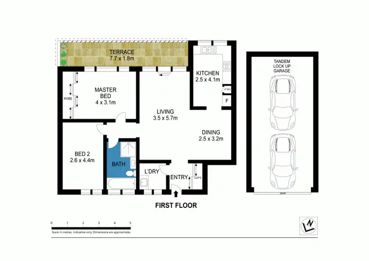 Floorplan of Homely apartment listing, 12/26 Cook Street, Glebe NSW 2037