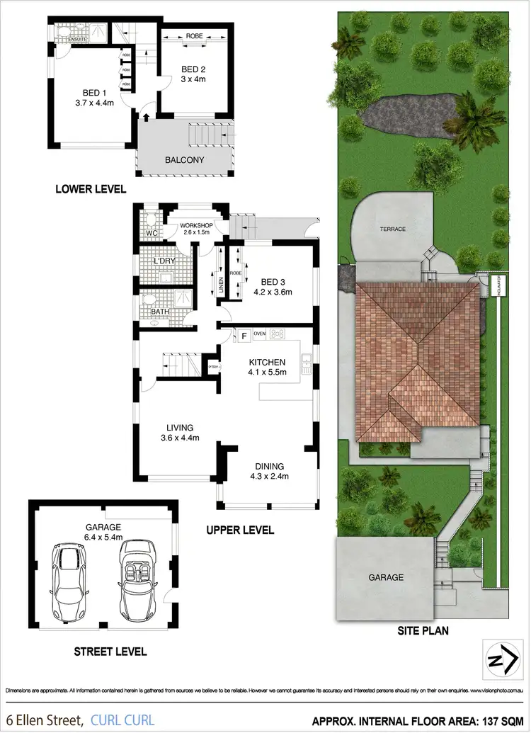 Floorplan of Homely house listing, 6 Ellen Street, Curl Curl NSW 2096
